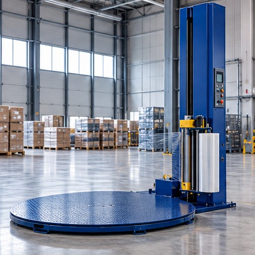 Pallet stretch wrapping equipment